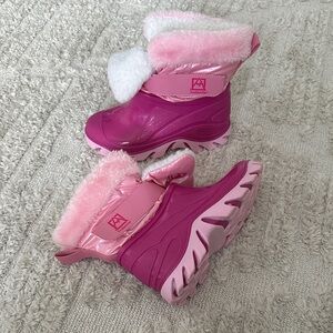 Avalanche Fuchsia and Pink Kids' Snow Boots